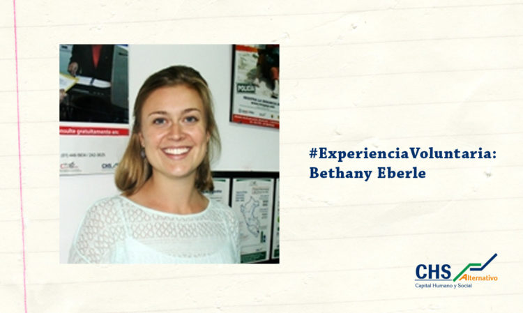 #ExperienciaVoluntaria: Bethany Eberle