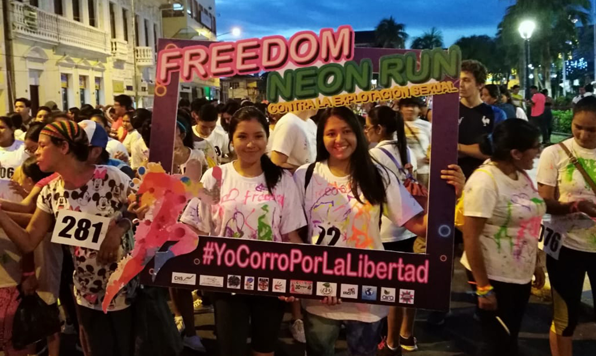 Todos a correr por la libertad de las víctimas de explotación sexual: FREEDOM NEON RUN genera expectativa en Iquitos