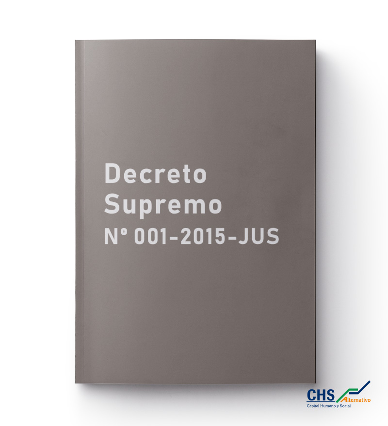 Decreto Supremo Nº 001-2015-JUS
