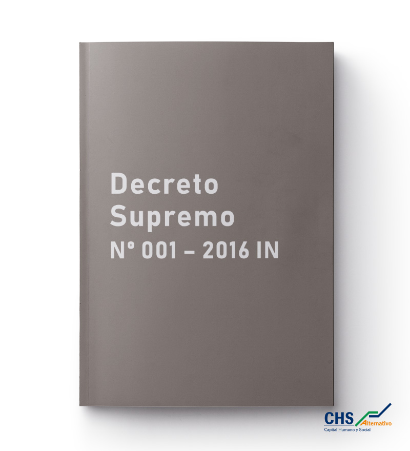 Decreto Supremo N° 001-2016-IN