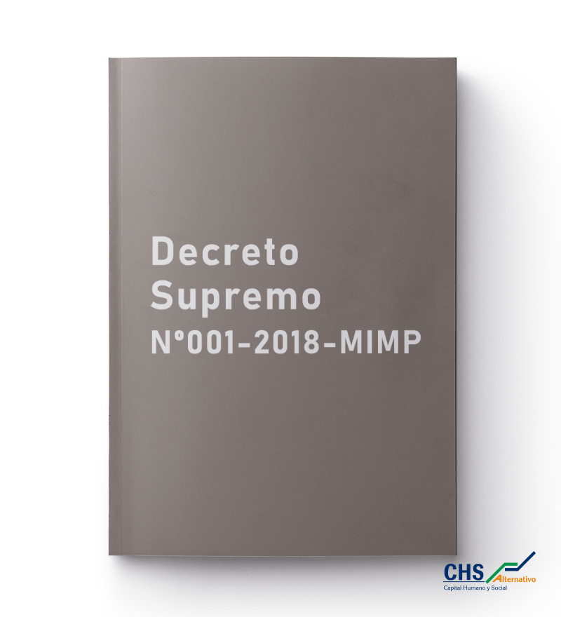 Decreto Supremo Nº 001-2018-MIMP