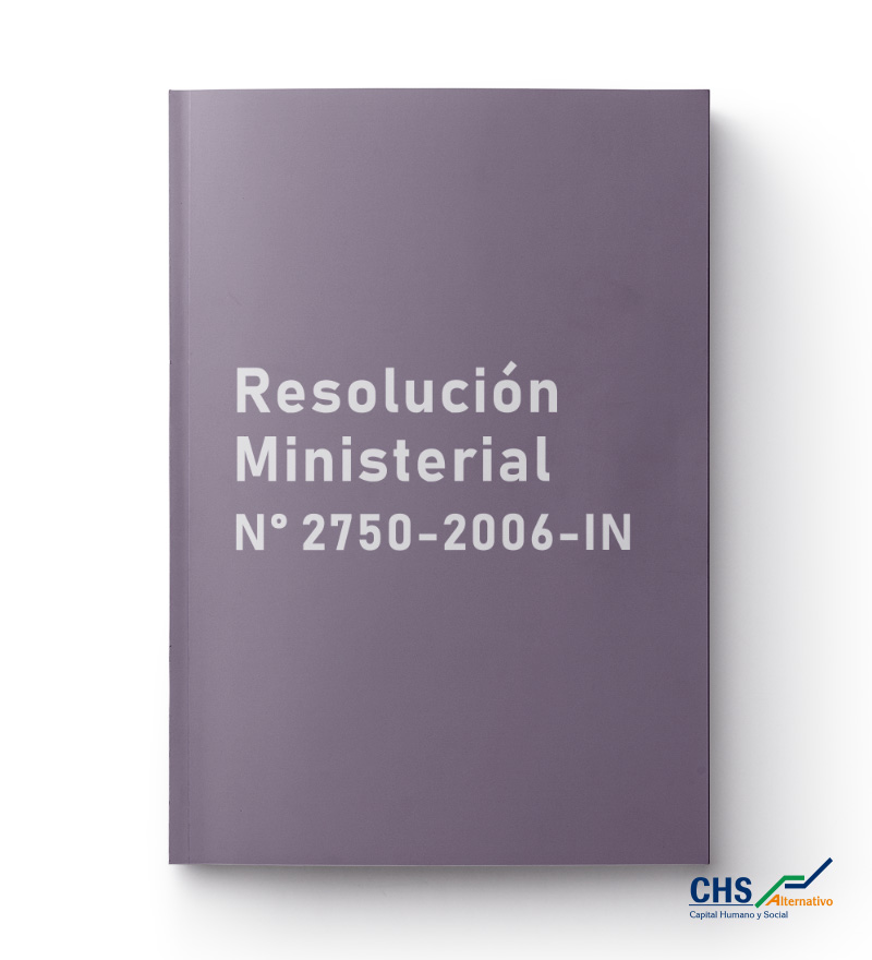 Resolución Ministerial N° 2750-2006-IN-0105