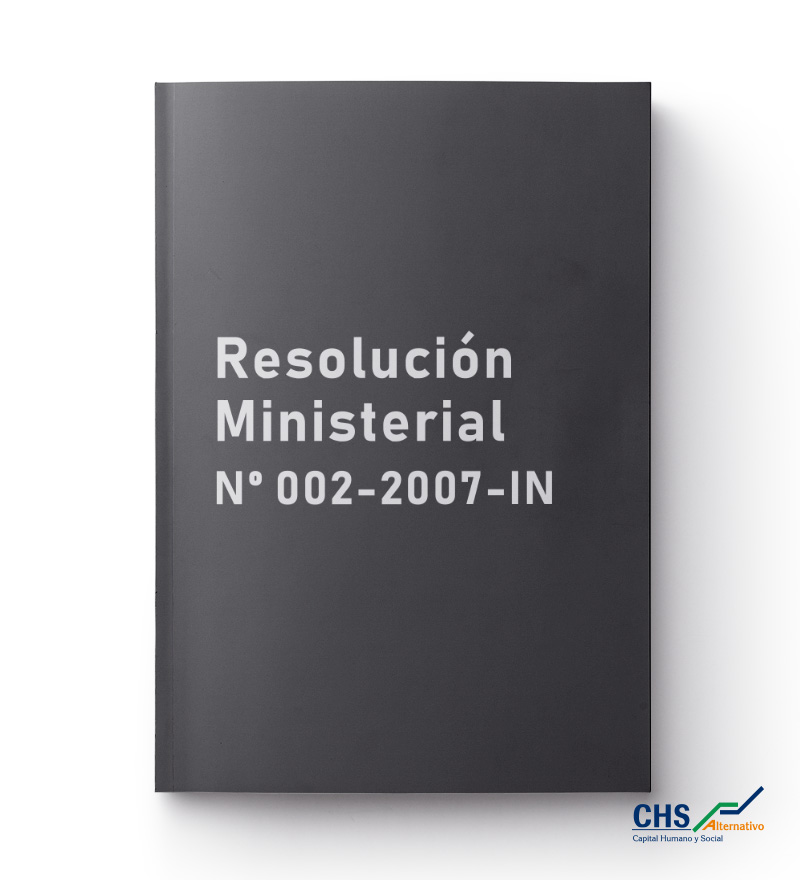 Resolución Ministerial Nº 002-2007-IN