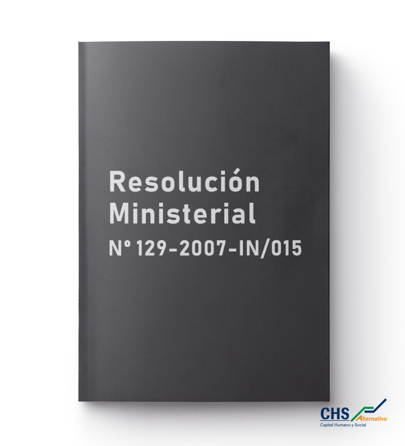 Resolución Ministerial Nº 129-2007-IN/015