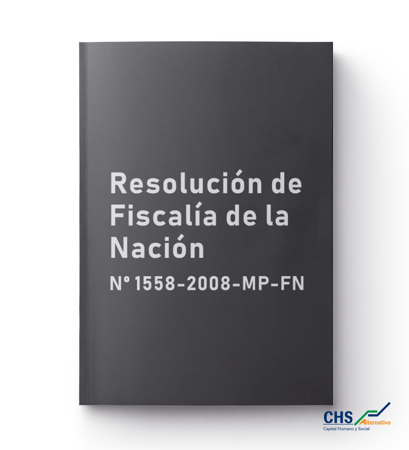 Resolución de Fiscalía de la Nación Nº 1558-2008-MP-FN