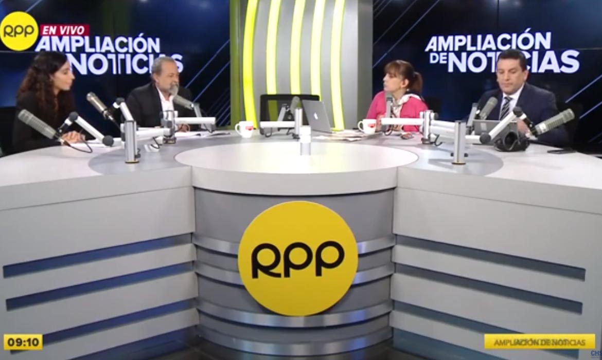 Ricardo Valdés y Silvia Nicolaou en Ampliación de Noticias (RPP)