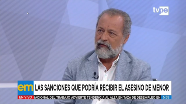 Ricardo Valdés en TV Perú: “Hay que trabajar en el sistema de búsqueda de personas desaparecidas”