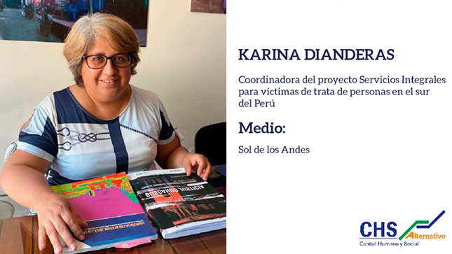 Karina Dianderas en Radio Sol de los Andes: En Puno la trata de personas está ligada a las economías criminales