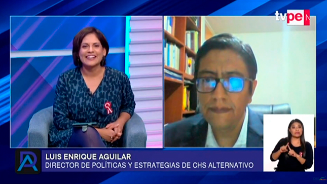 Luis Enrique Aguilar en TV Perú: la trata de personas tiene vínculos con grupos criminales