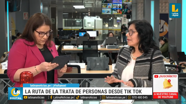 Ana Ladera comenta sobre los riesgos del uso de las redes sociales por parte de los menores de edad