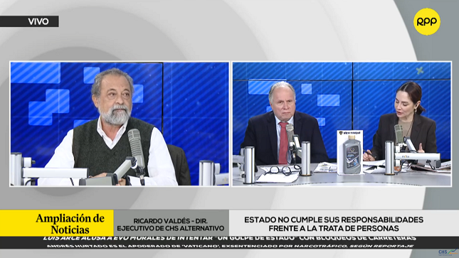 Ricardo Valdés: Estado no cumple responsabilidades frente a trata de personas