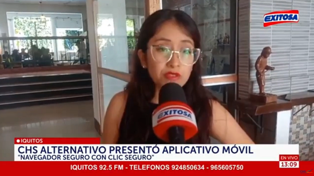 Carol Inga: Click Seguro es un aplicativo que ofrece herramientas para prevenir la explotación