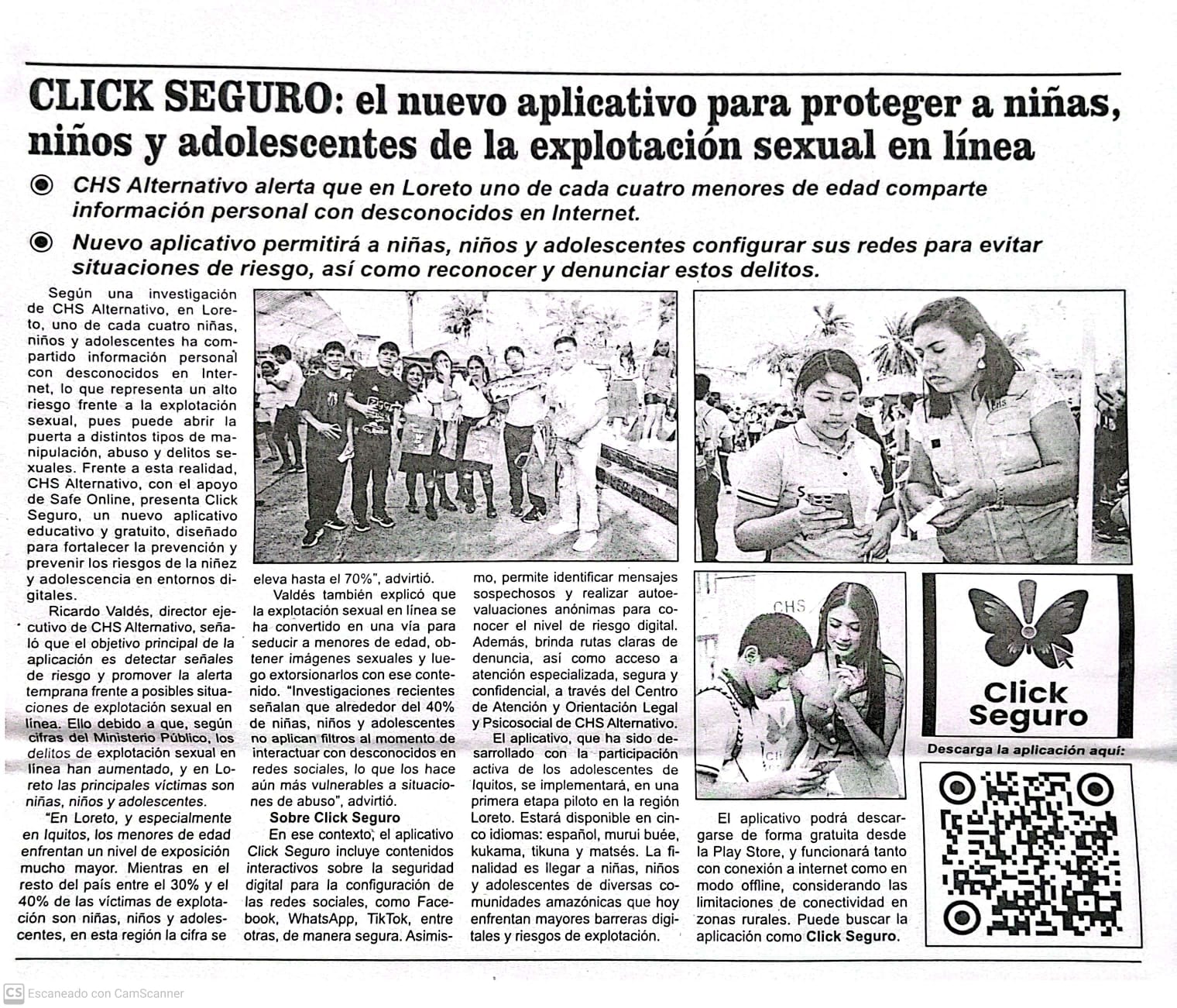 Click Seguro: La app que protege a niñas, niños y adolescentes en Internet