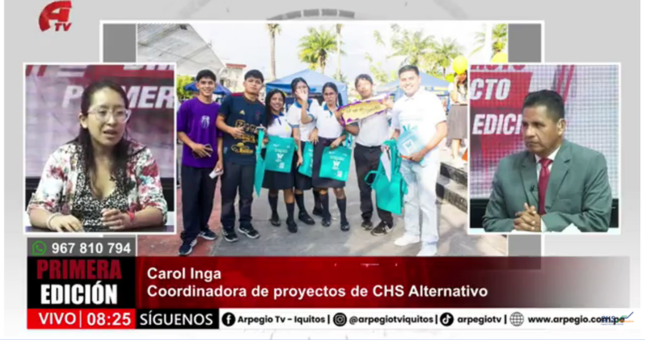 Carol Inga: “La captación para la trata de personas empieza con un celular”