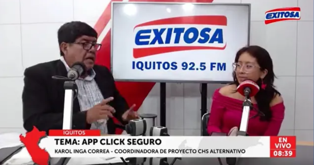 Carol Inga: En Loreto, 5 de cada 10 menores de edad reciben mensajes peligrosos de desconocidos