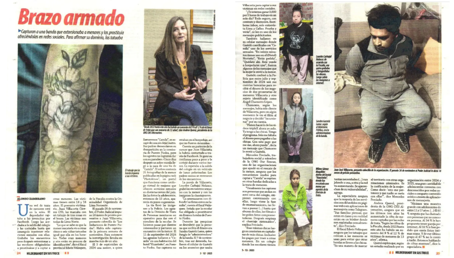 Andrea Querol: “Una de cada tres víctimas de trata es menor de 18 años”